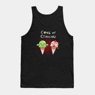 Funny Cute Cthulhu Kawaii Ice Cream Cartoon Tank Top